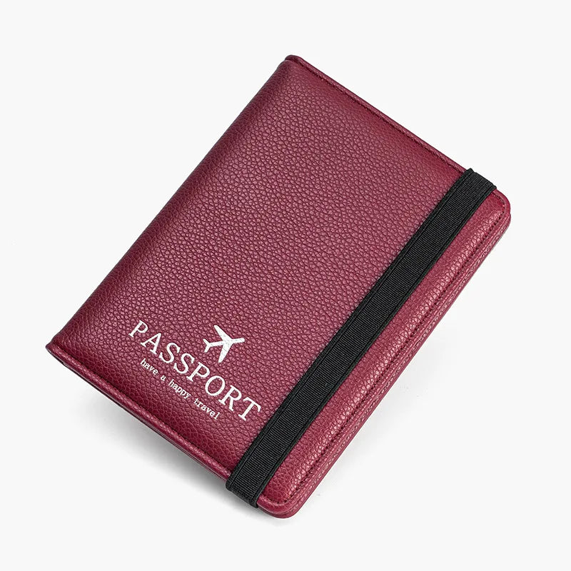 Bellamy | Stylish PU Leather RFID Travel Wallet for Passports