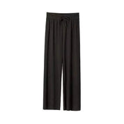 Allie| Vertical Stripe Drawstring Casual Trousers