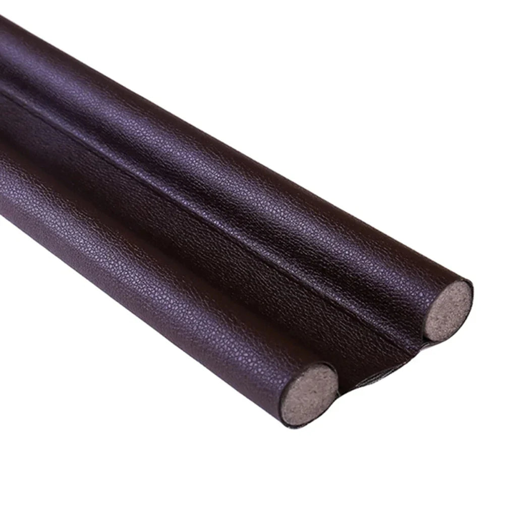Waterproof draft stopper with noise reduction