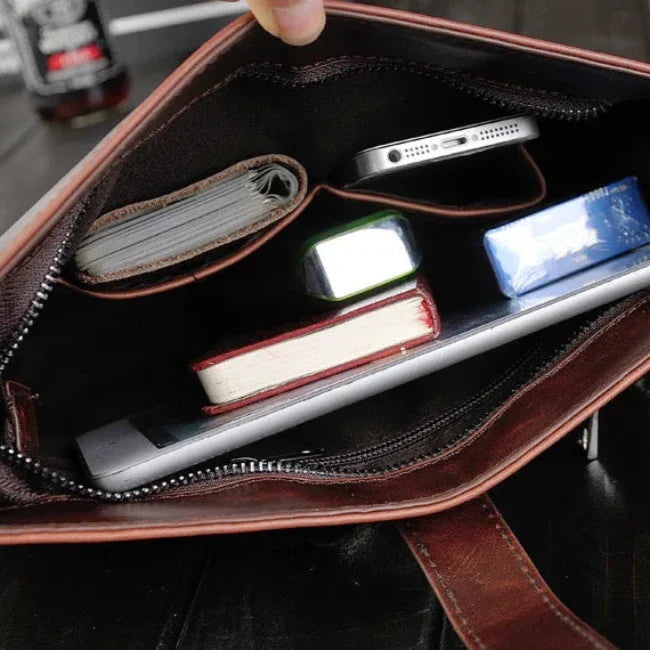 Joshua  | Stylish Multi-Compartment Sling Bag for Daily Business and Travel Use