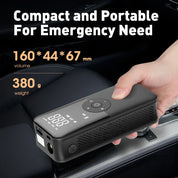 Portable rechargeable digital air compressor