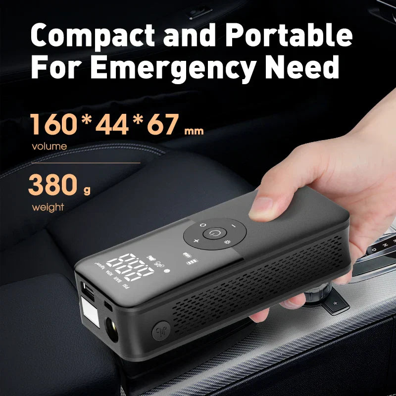 Portable rechargeable digital air compressor
