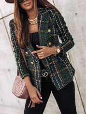 Abby | Stylish Checked Blazer