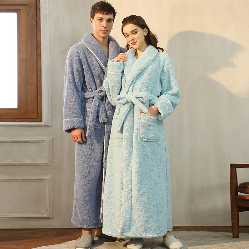 Dean | Unisex Warm & Fluffy Fleece Robe