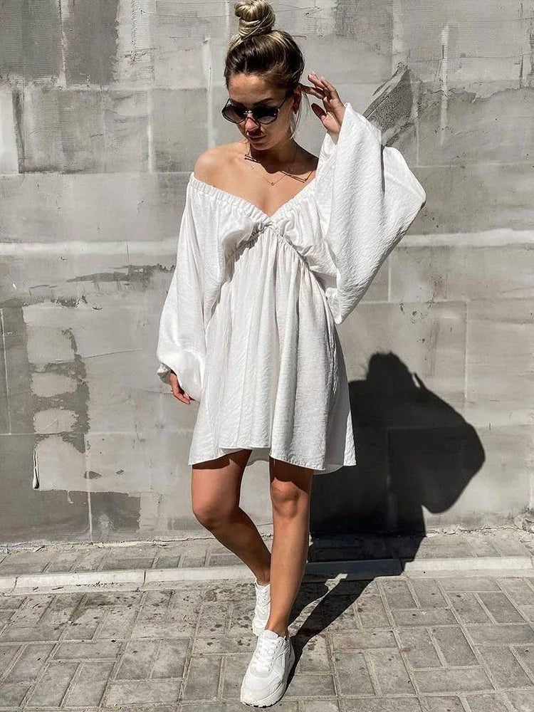 Kathy | Summer Long Sleeve Dress