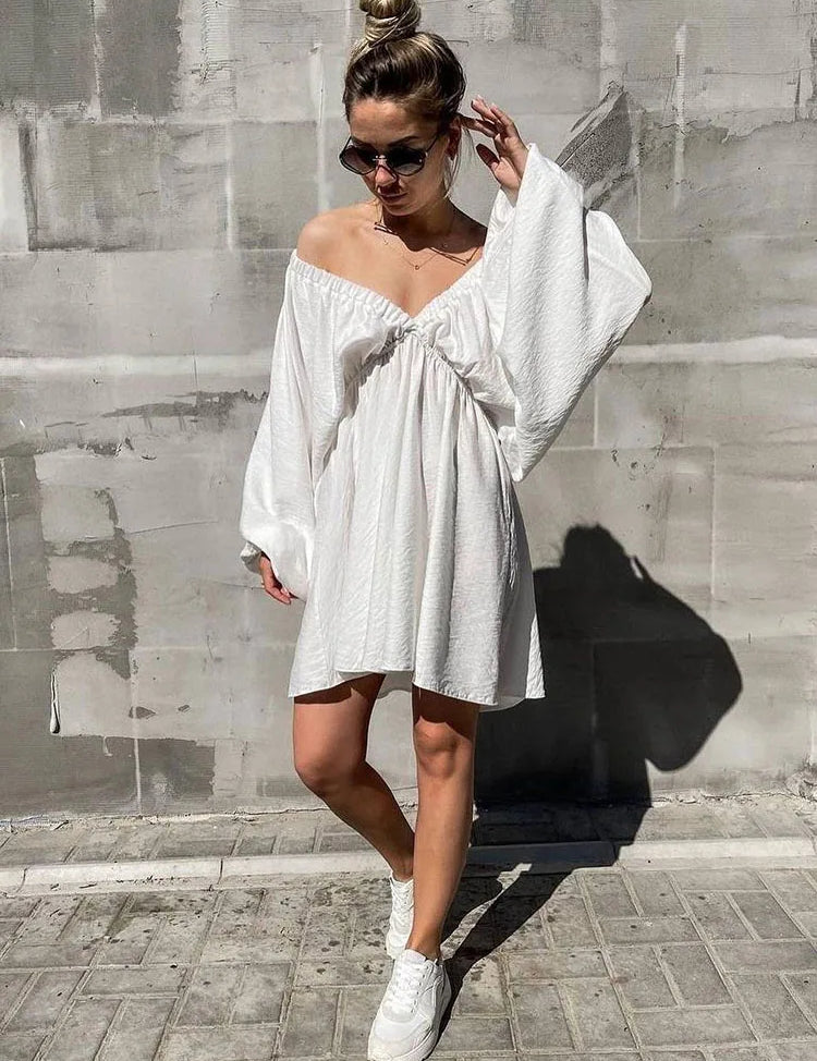 Kathy | Summer Long Sleeve Dress
