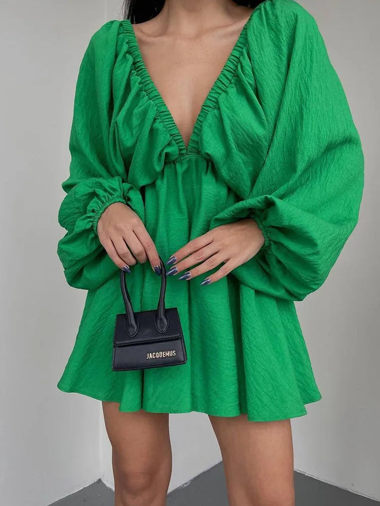 Kathy | Summer Long Sleeve Dress