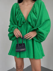 Kathy | Summer Long Sleeve Dress