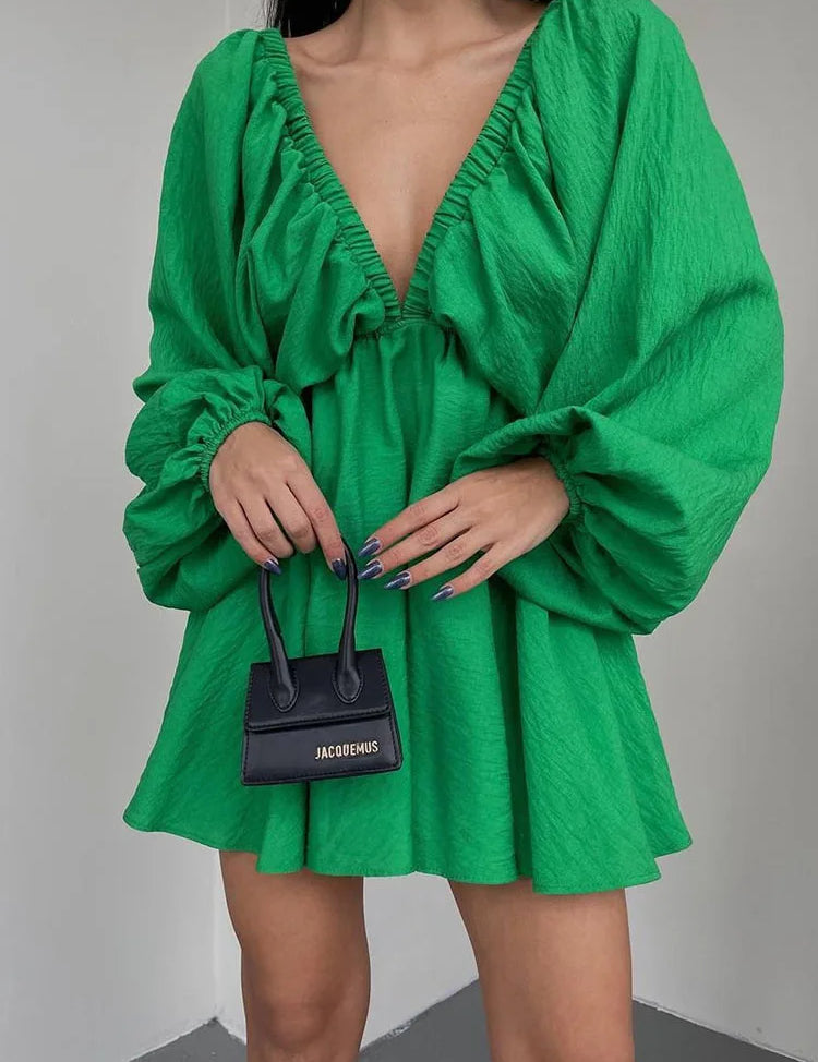 Kathy | Summer Long Sleeve Dress