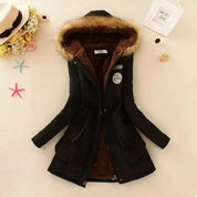 HILDE | Warm Lined Winter Jacket with Hood for Women