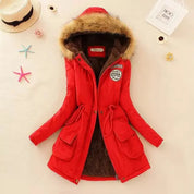 HILDE | Warm Lined Winter Jacket with Hood for Women