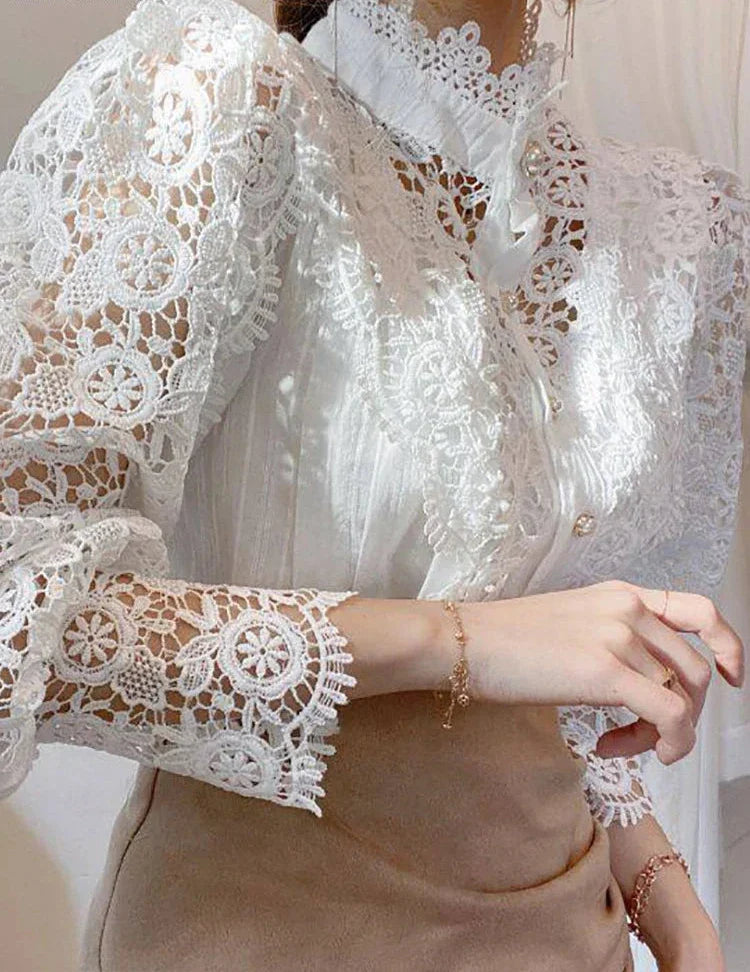 Julia | Sophisticated Long Sleeve Turtleneck Shirt