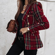 Abby | Stylish Checked Blazer