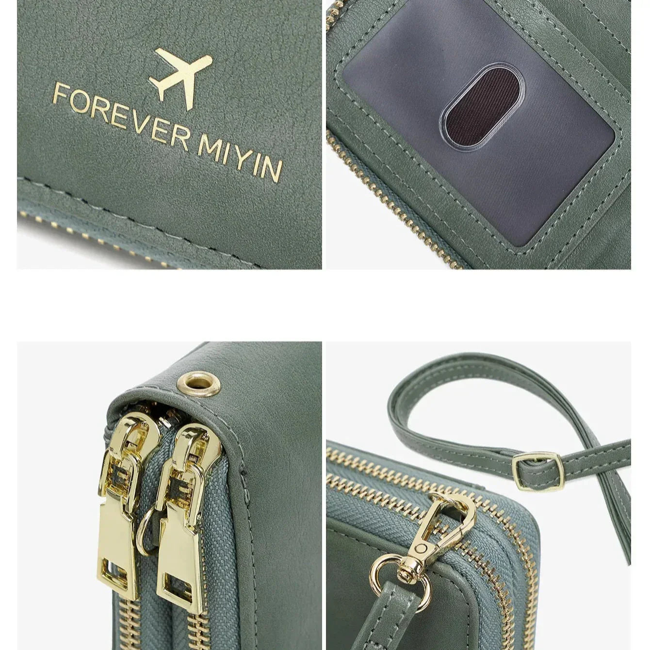 Valery | RFID-blocking passport holder with shoulder strap