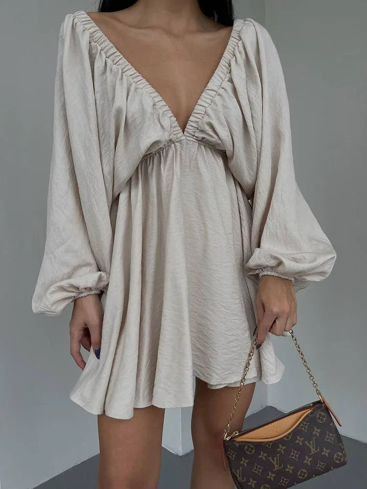 Kathy | Summer Long Sleeve Dress