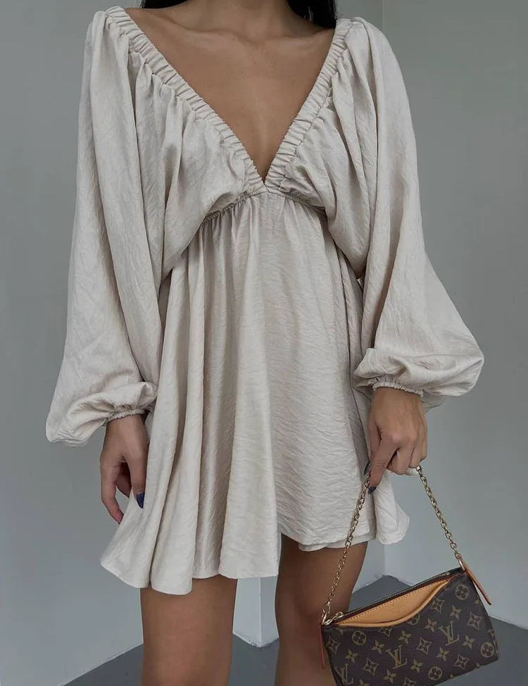 Kathy | Summer Long Sleeve Dress