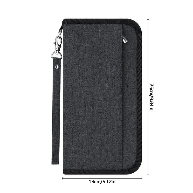 Zayla | Waterproof Passport Holder with Wristband