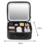 Pearls | Stylish & Portable LED Light Mirror Cosmetic Case
