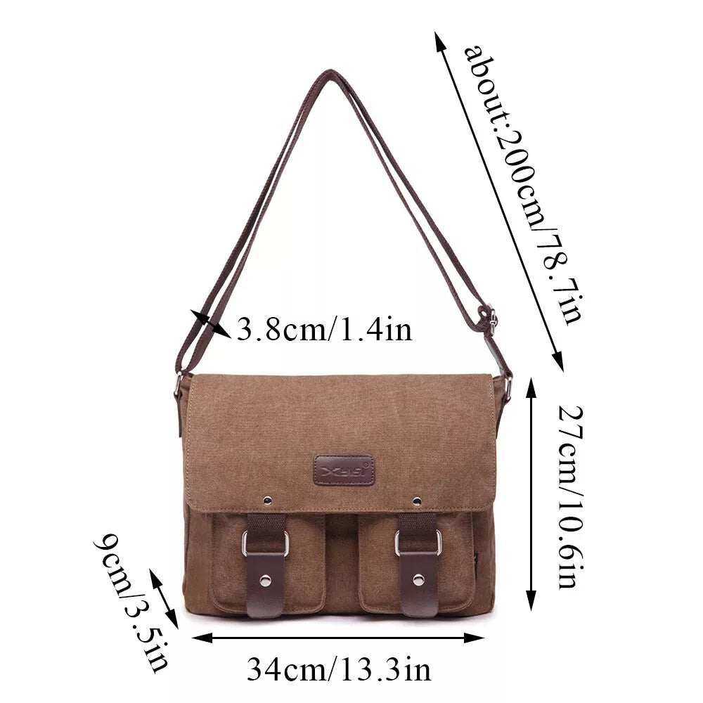 Daniel | Professional Vintage  Messenger Travel Bag