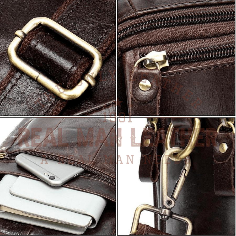 Damian | Classic Shoulder Bag with Multi-Pocket Design