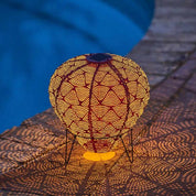 Outdoor Solar Lantern - Hot Air Balloon Design, Solar-Powered LED Light for Garden-3