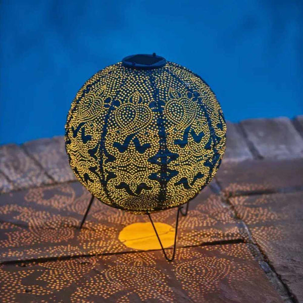 Solar Lantern Globe - Weather-Resistant Outdoor Solar Lantern for Garden Lighting-3