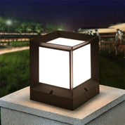 Elegant Outdoor Pillar Lamp for Entrance – Weather-Resistant LED Outside Lights for Garden and Pathway Illumination-2