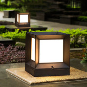 Elegant Outdoor Pillar Lamp for Entrance – Weather-Resistant LED Outside Lights for Garden and Pathway Illumination-5