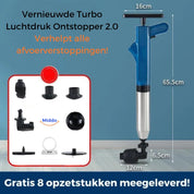 Aqualux Turbo Air Pressure Unblocker 2.0 | Effective solution for all your drainage clutches!-1