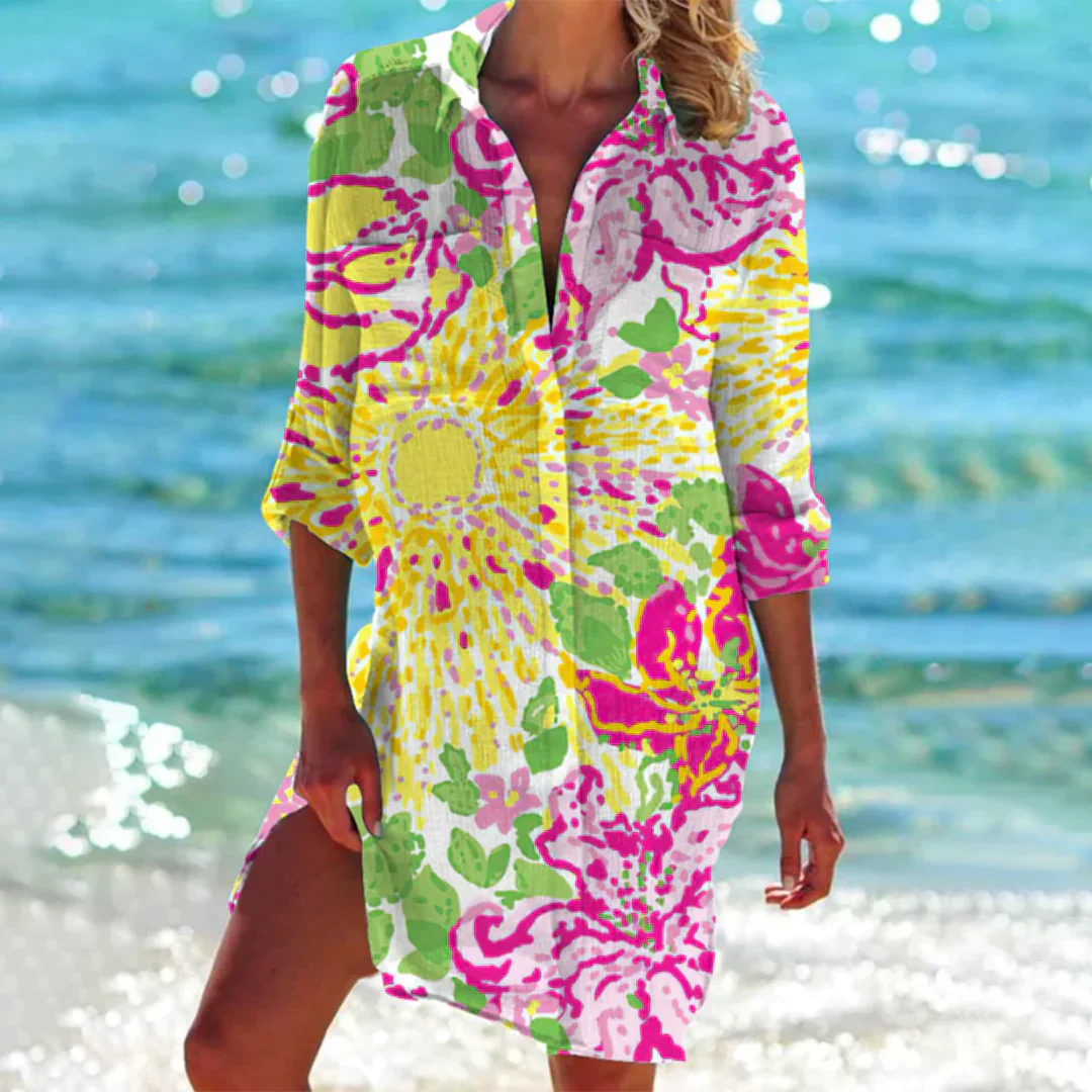 Ava | Summer shirt dress