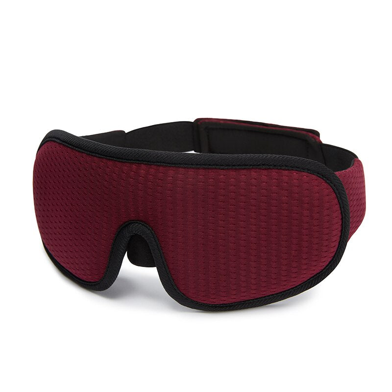 Light-blocking and softly padded 3D sleeping mask