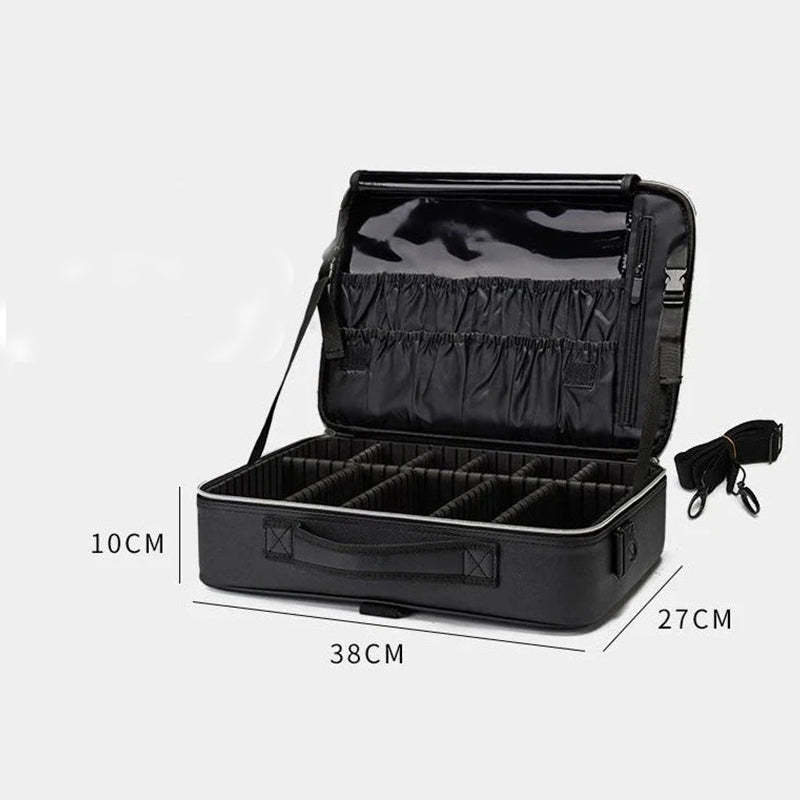 Barbara | Stylish and Practical Travel Cosmetic Bag with Diamond Pattern
