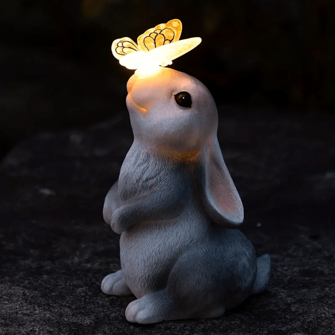  Solar Garden Lamp with Bunny Design – Weather-Resistant Outdoor Lights for Garden Decoration-1