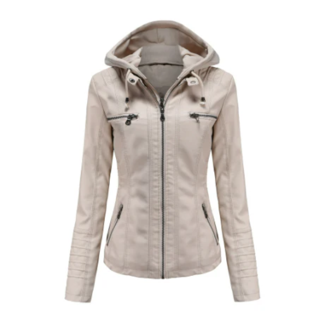 Quetin | Jacket with hood for women-4