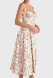 Billy | Midi Bustier Corset Sun Dress