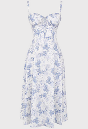 Billy | Midi Bustier Corset Sun Dress