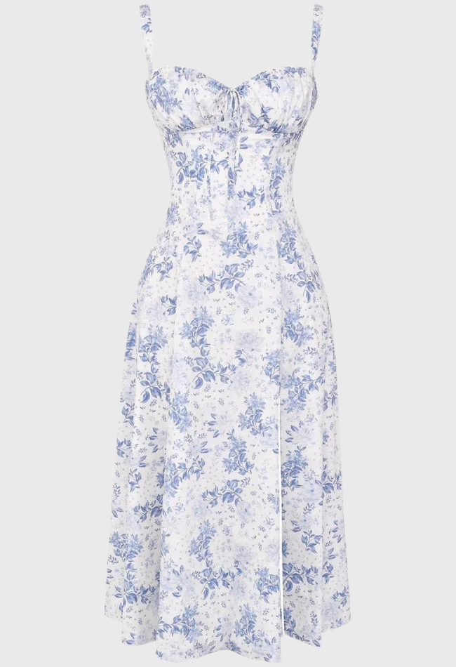Billy | Midi Bustier Corset Sun Dress