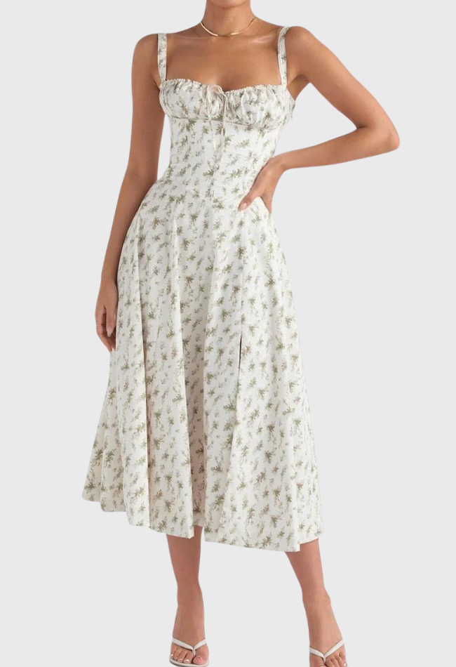 Billy | Midi Bustier Corset Sun Dress