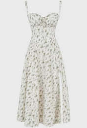 Billy | Midi Bustier Corset Sun Dress