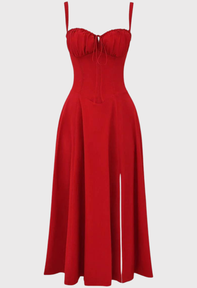 Billy | Midi Bustier Corset Sun Dress