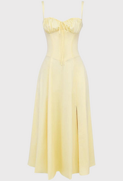 Billy | Midi Bustier Corset Sun Dress