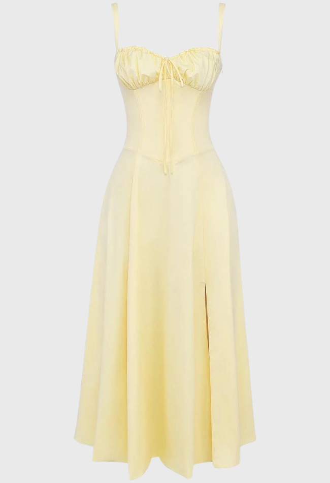 Billy | Midi Bustier Corset Sun Dress