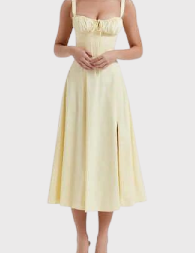 Billy | Midi Bustier Corset Sun Dress