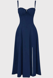 Billy | Midi Bustier Corset Sun Dress