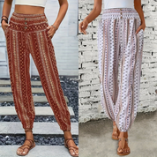 Brielle | High-Waist Printed Pants