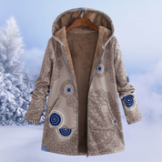 Gabrielle | Elegant Women's Winter Jacket with Floral Pattern