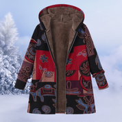 Gabrielle | Elegant Women's Winter Jacket with Floral Pattern