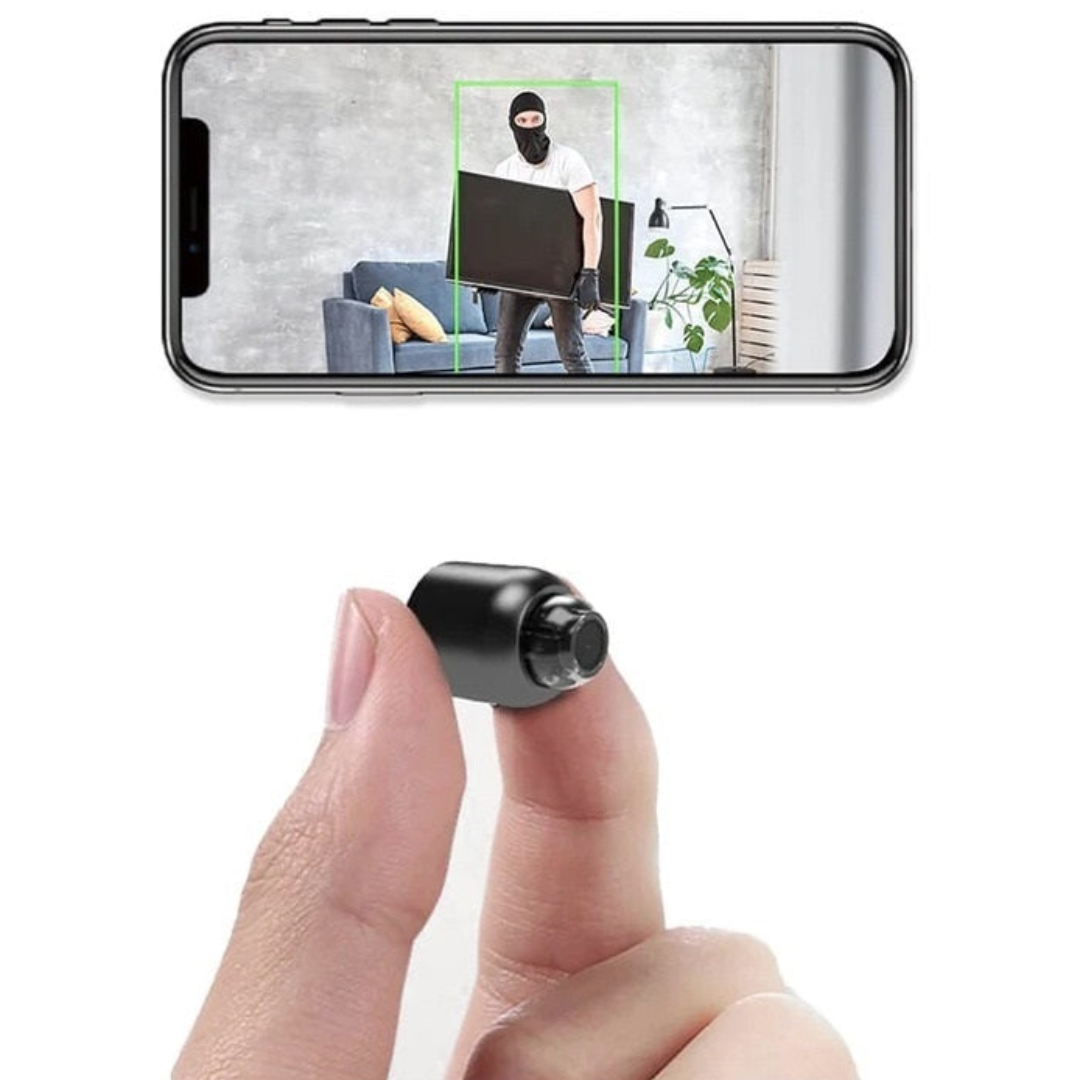 GuardianEye | Mini WiFi Security Camera with Night Vision