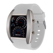 Men's speedometer LED watch