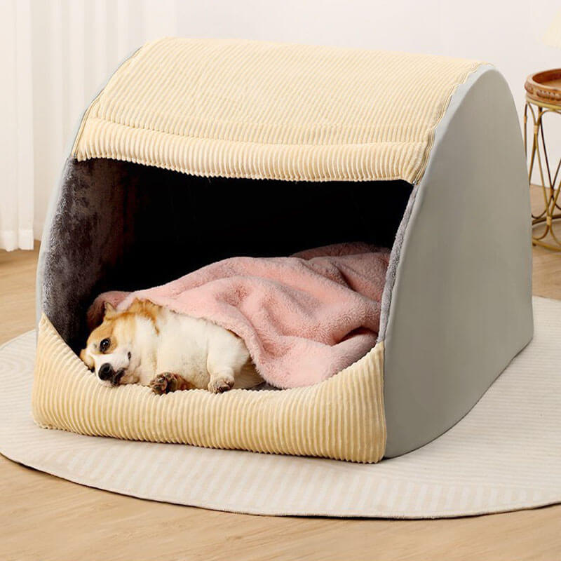 WarmFlannelDetachableSemi-EnclosedLargeDogTent_yythk_1.jpg